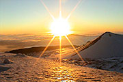 マウナケア山頂　夕陽と星空ツアー
